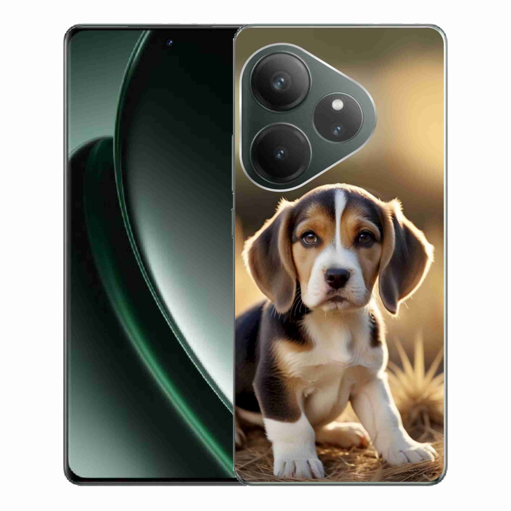 Gélový kryt mmCase na Realme GT 6 5G/GT 6T 5G - roztomilý bígl