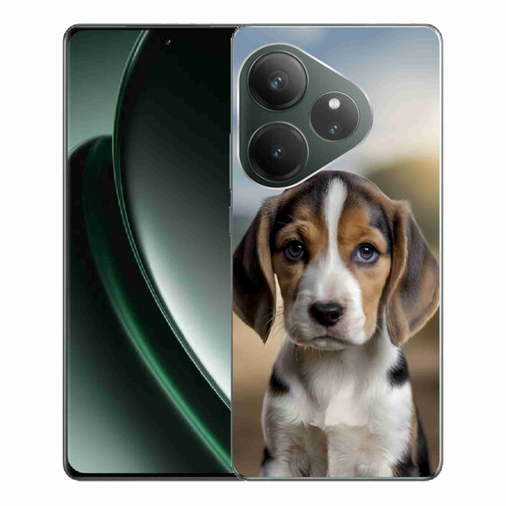 Gélový kryt mmCase na Realme GT 6 5G/GT 6T 5G - roztomilý bígl