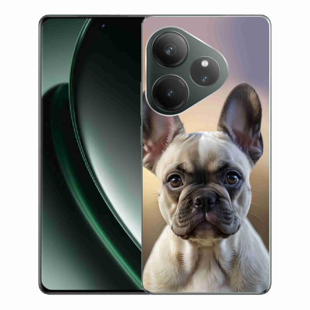 Gélový kryt mmCase na Realme GT 6 5G/GT 6T 5G - roztomilý francúzsky buldoček