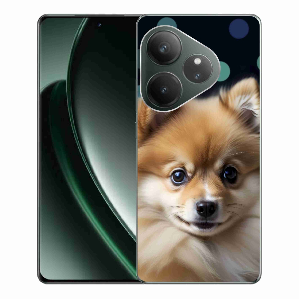 Gélový kryt mm Case na Realme GT 6 5G/GT 6T 5G - roztomilý pomeranian