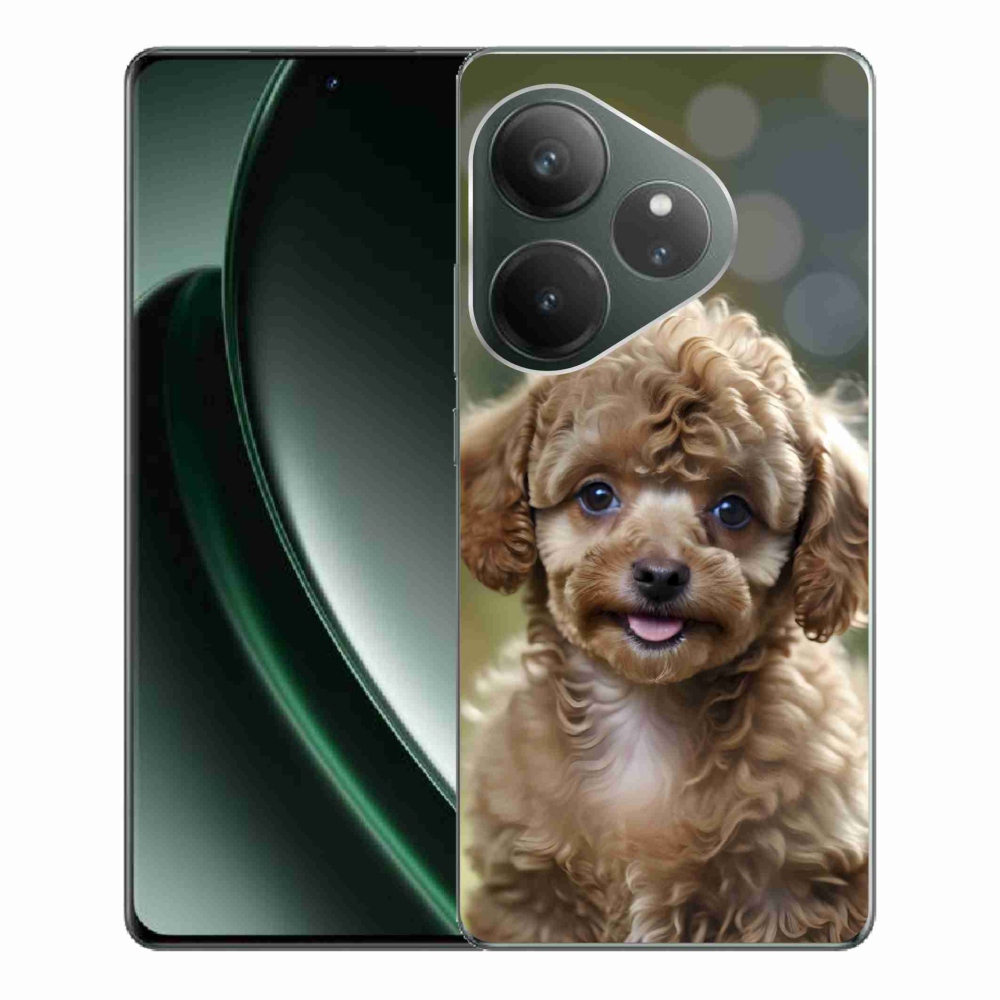 Gélový kryt mmCase na Realme GT 6 5G/GT 6T 5G - roztomilý pudel