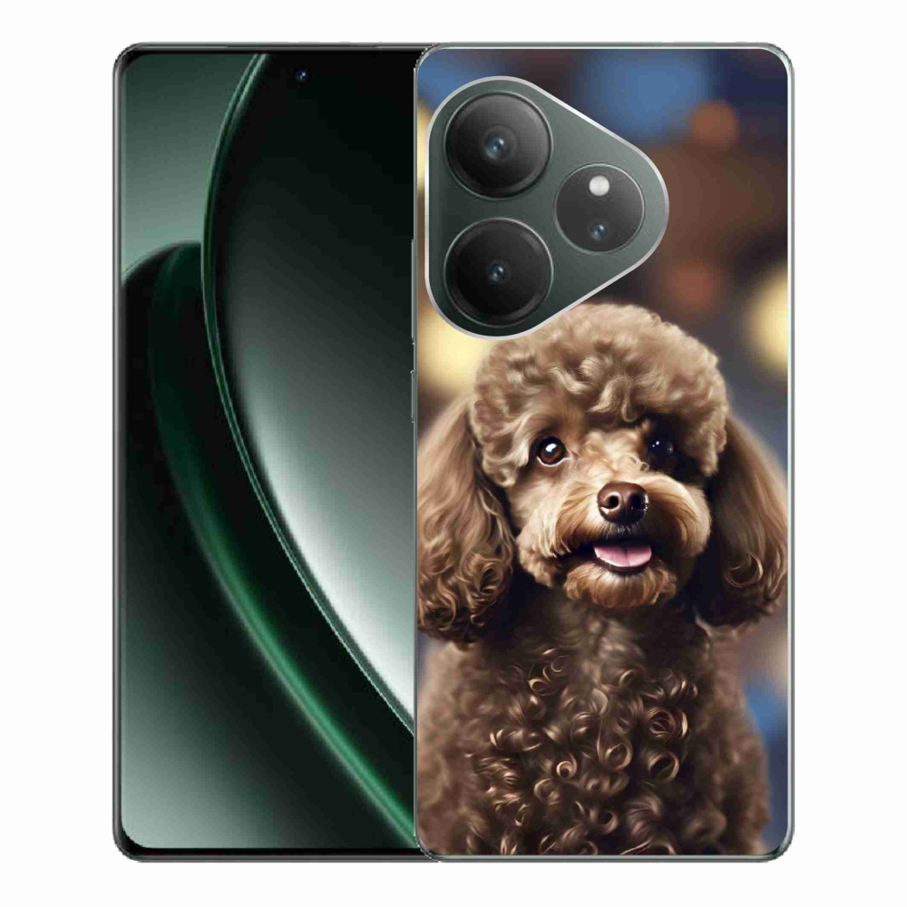 Gélový kryt mmCase na Realme GT 6 5G/GT 6T 5G - roztomilý pudel