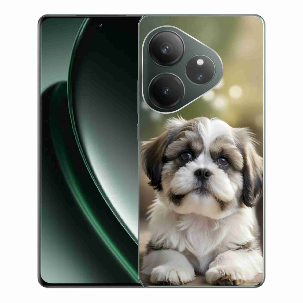 Gélový kryt mmCase na Realme GT 6 5G/GT 6T 5G - roztomilý shih-tzu