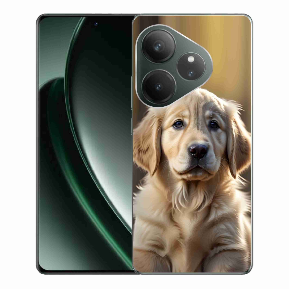Gélový kryt mmCase na Realme GT 6 5G/GT 6T 5G - roztomilý zlatý retriever