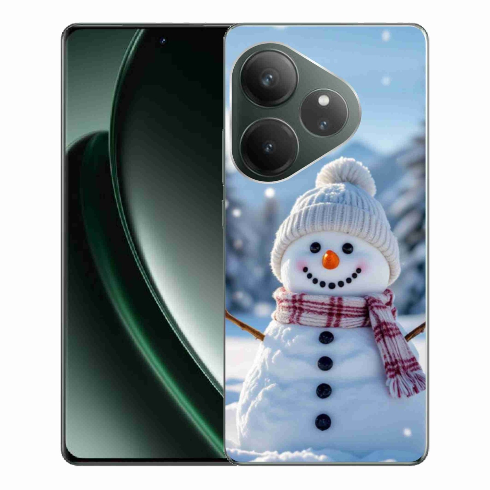 Gélový kryt mmCase na Realme GT 6 5G/GT 6T 5G - snehuliak 3