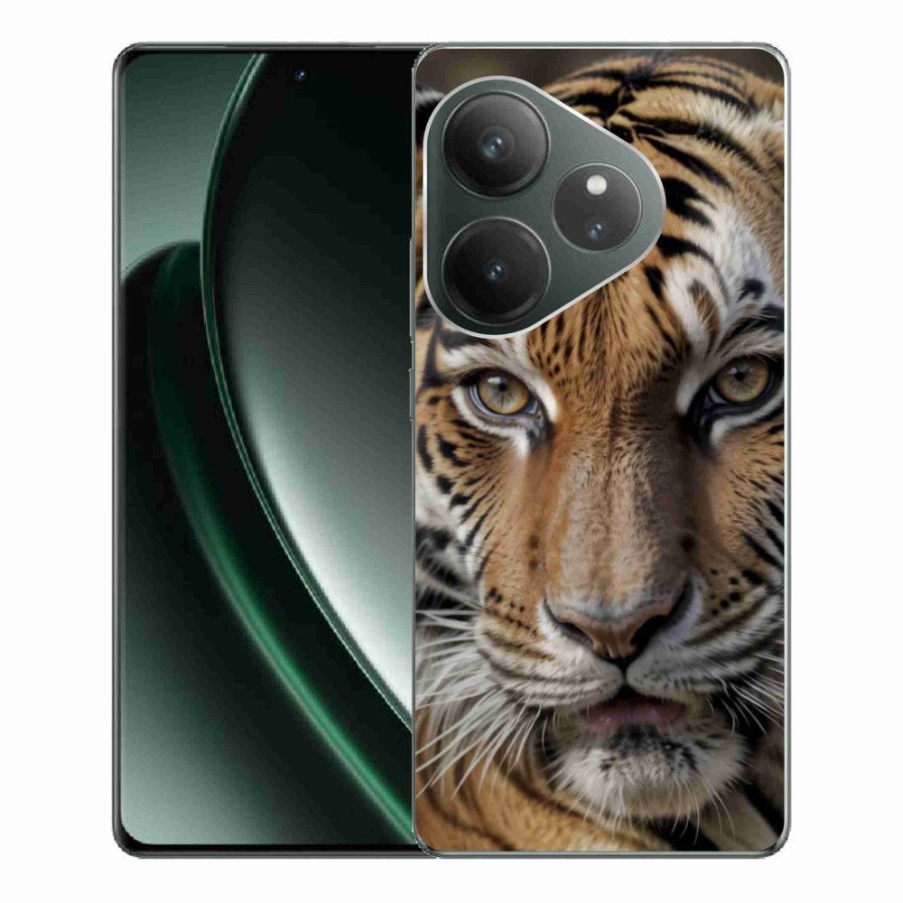 Gélový kryt mmCase na Realme GT 6 5G/GT 6T 5G - tigrie pohľad