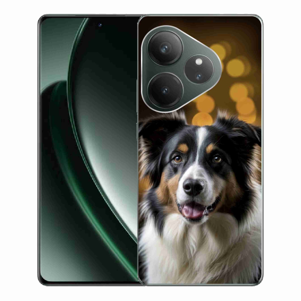 Gélový kryt mmCase na Realme GT 6 5G/GT 6T 5G - usmievavý austrálsky ovčiak