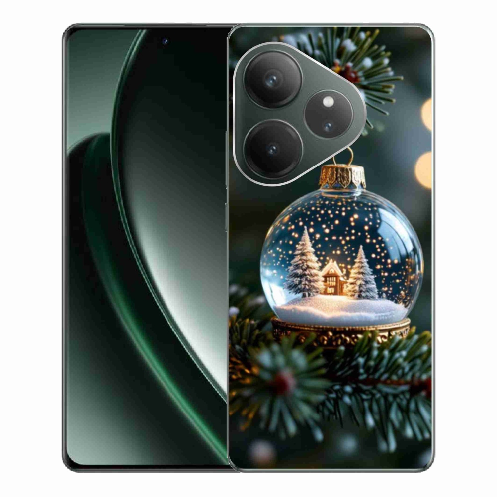 Gélový kryt mmCase na Realme GT 6 5G/GT 6T 5G - vianočné gule 2