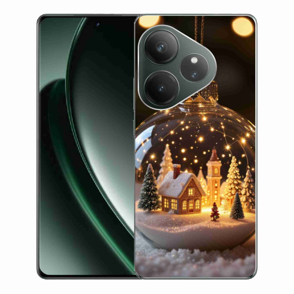 Gélový kryt mmCase na Realme GT 6 5G/GT 6T 5G - vianočné gule 3