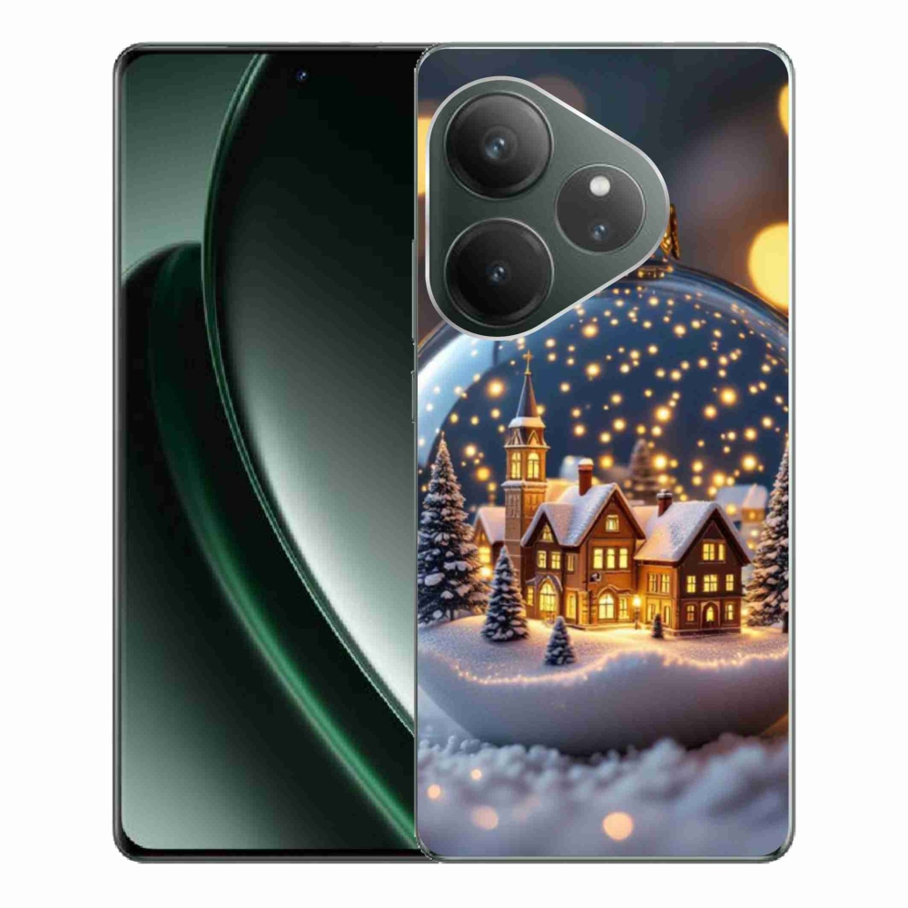 Gélový kryt mmCase na Realme GT 6 5G/GT 6T 5G - vianočné gule 4