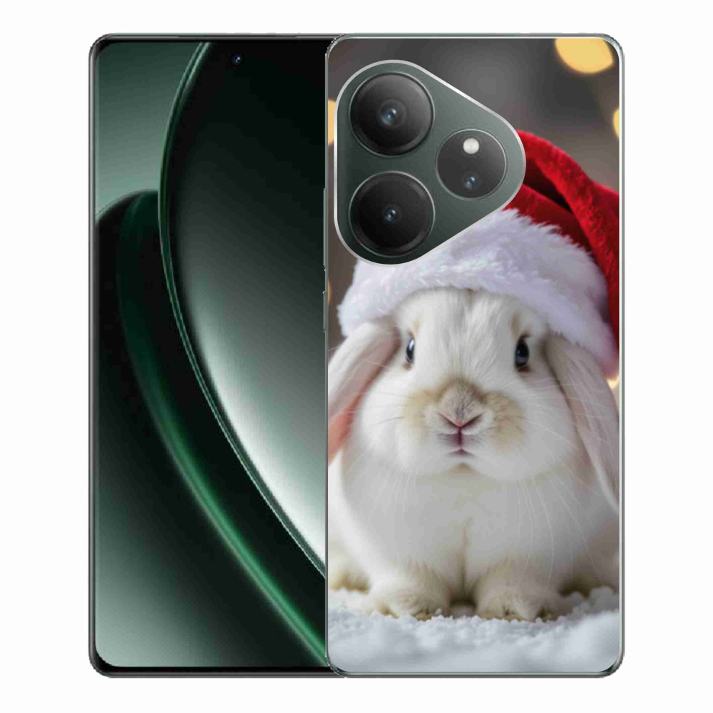 Gélový kryt mmCase na Realme GT 6 5G/GT 6T 5G - vianočný králik