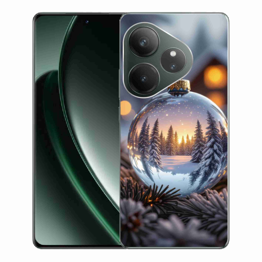 Gélový kryt mmCase na Realme GT 6 5G/GT 6T 5G - vianočná ozdoba