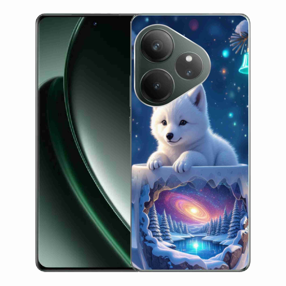 Gélový kryt mmCase na Realme GT 6 5G/GT 6T 5G - vianočné šteňa