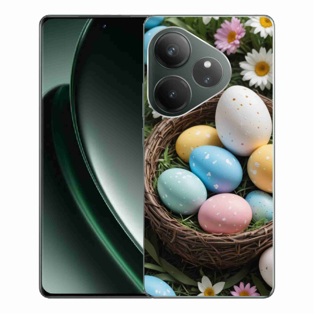 Gélový kryt mmCase na Realme GT 6 5G/GT 6T 5G - veľkonočné vajíčka 2