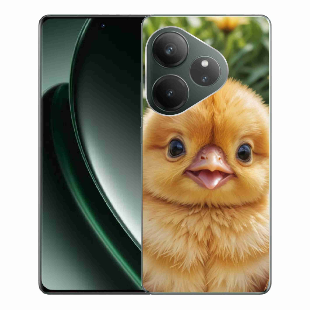 Gélový kryt mmCase na Realme GT 6 5G/GT 6T 5G - veselé kuriatko