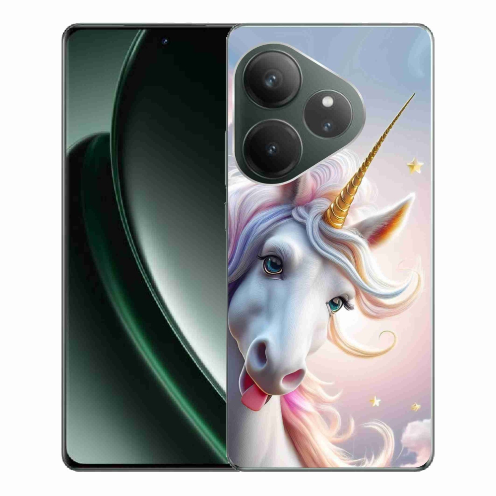 Gélový kryt mmCase na Realme GT 6 5G/GT 6T 5G - veselý jednorožec