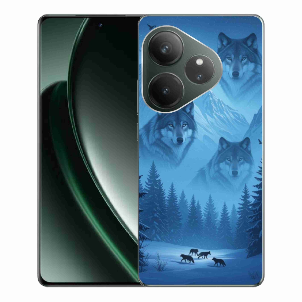 Gélový kryt mmCase na Realme GT 6 5G/GT 6T 5G - vlčia svorka