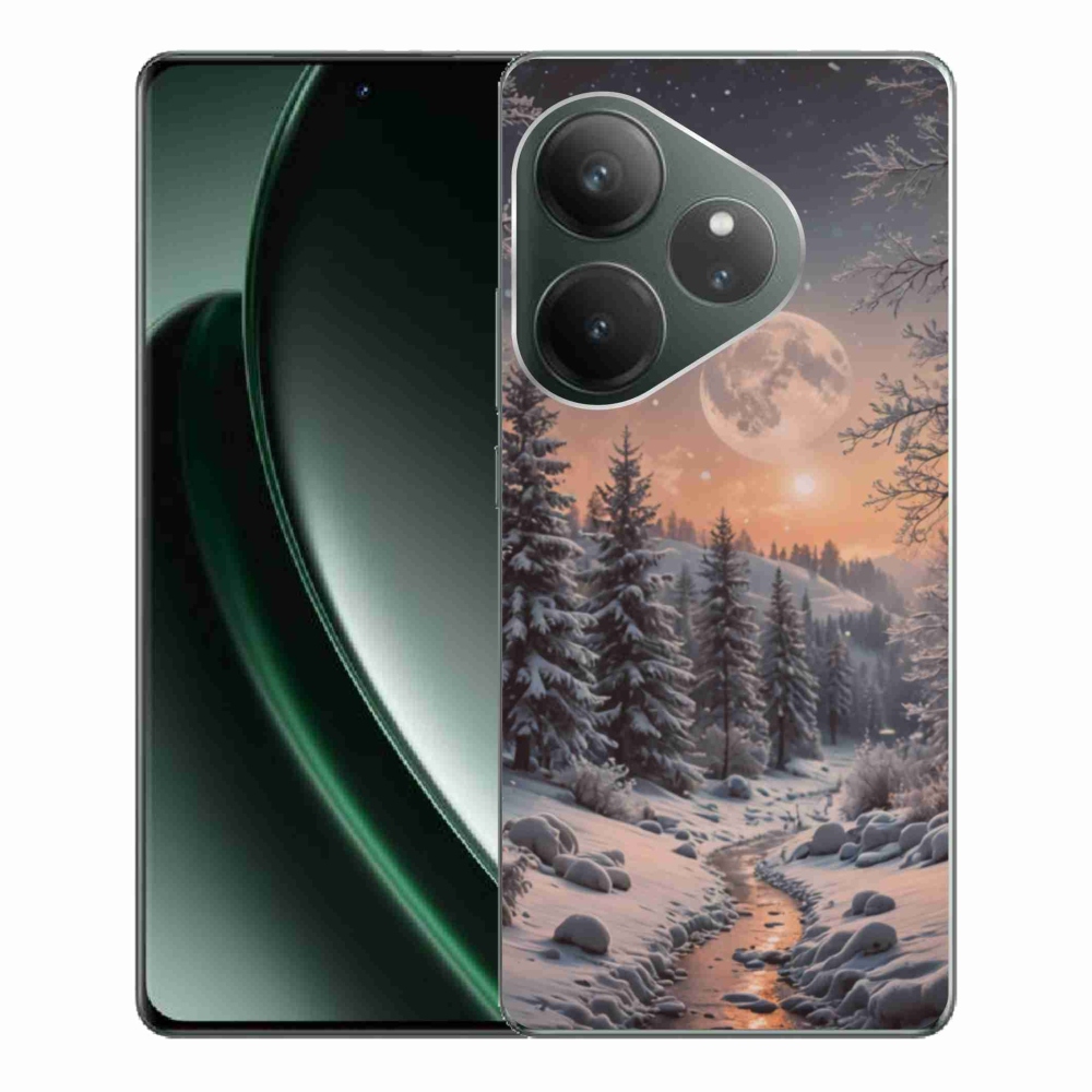 Gélový kryt mmCase na Realme GT 6 5G/GT 6T 5G - zimná krajina 2
