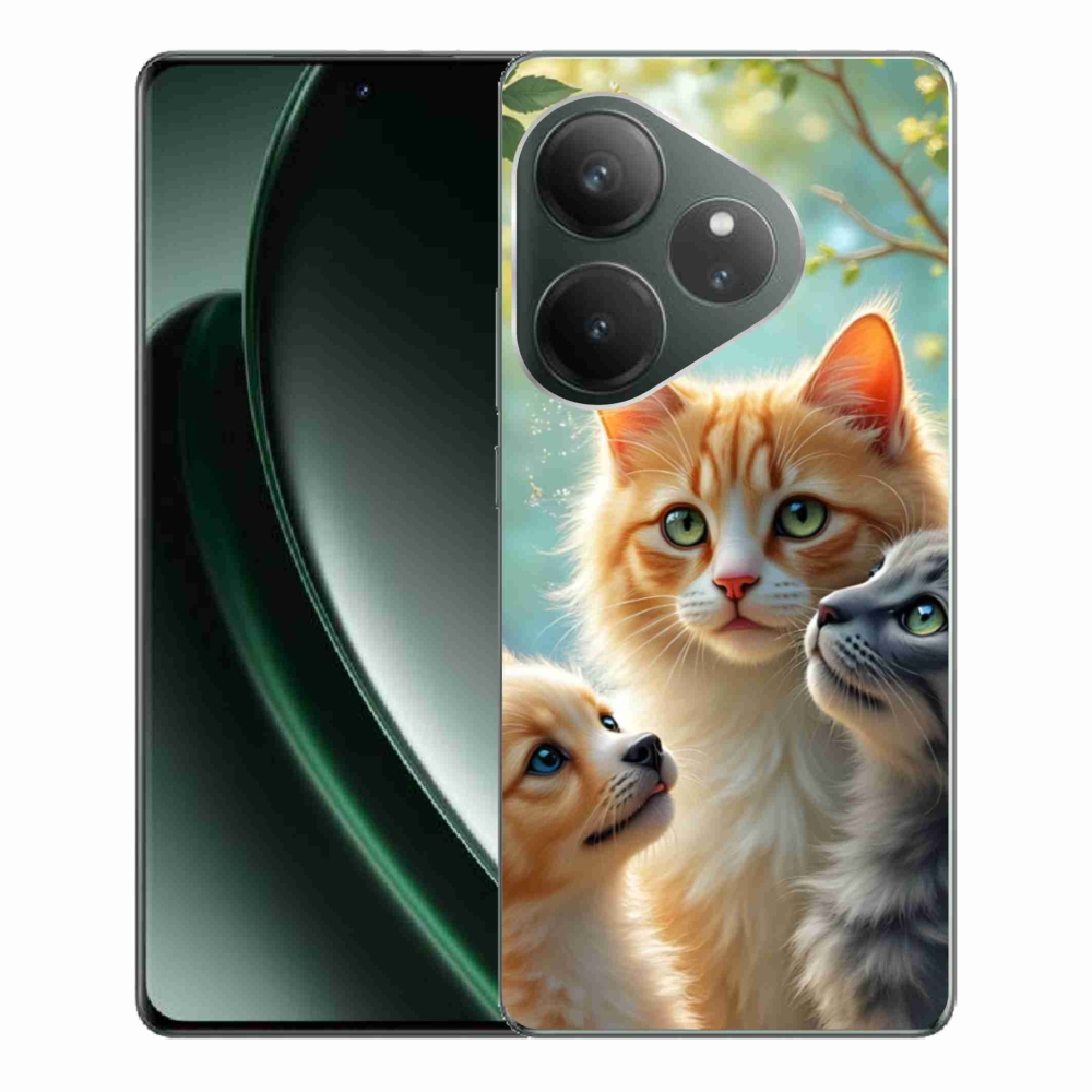 Gélový kryt mmCase na Realme GT 6 5G/GT 6T 5G - zvieracie priateľstvo 2