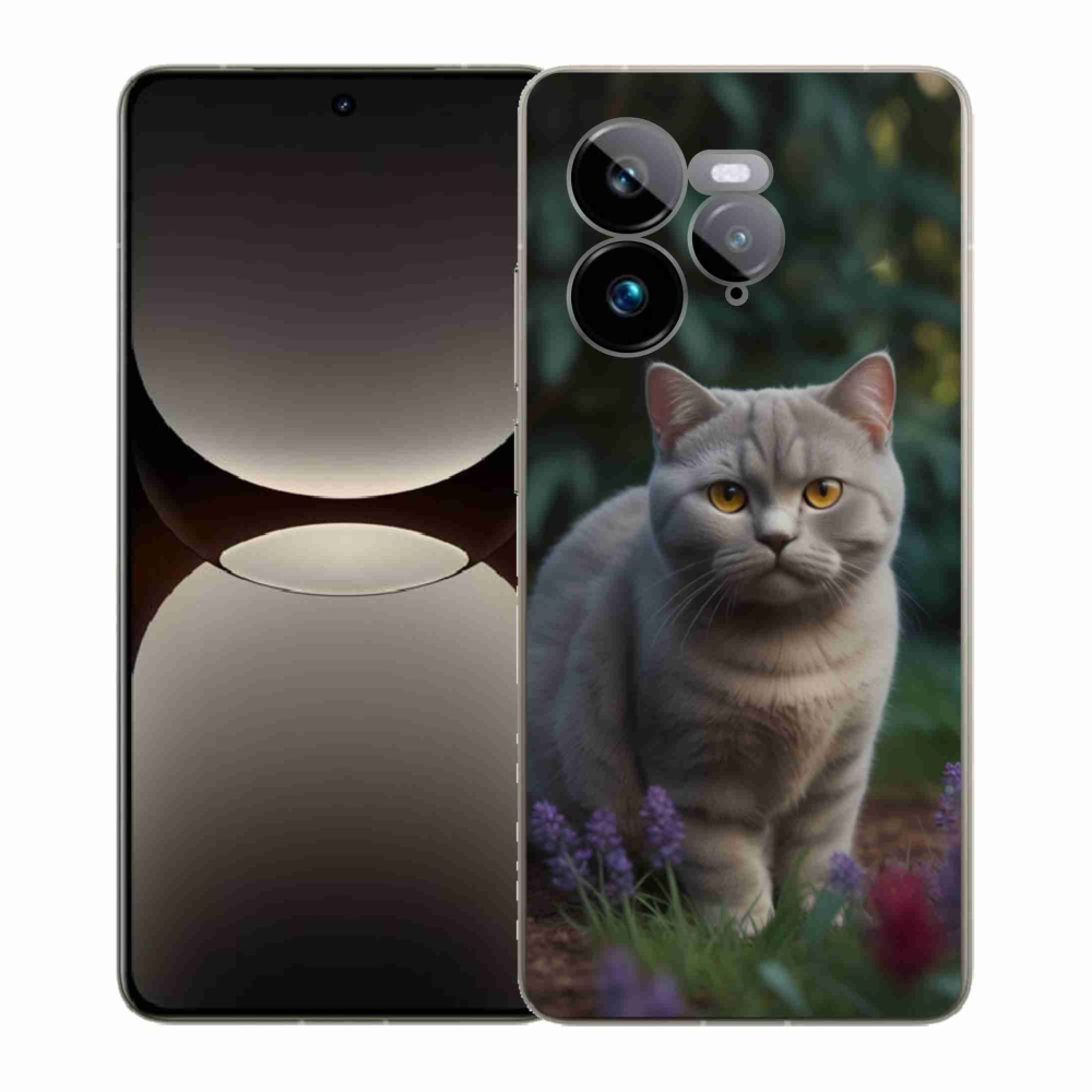 Gélový kryt mmCase na Realme GT 7 Pro 5G - britská mačka