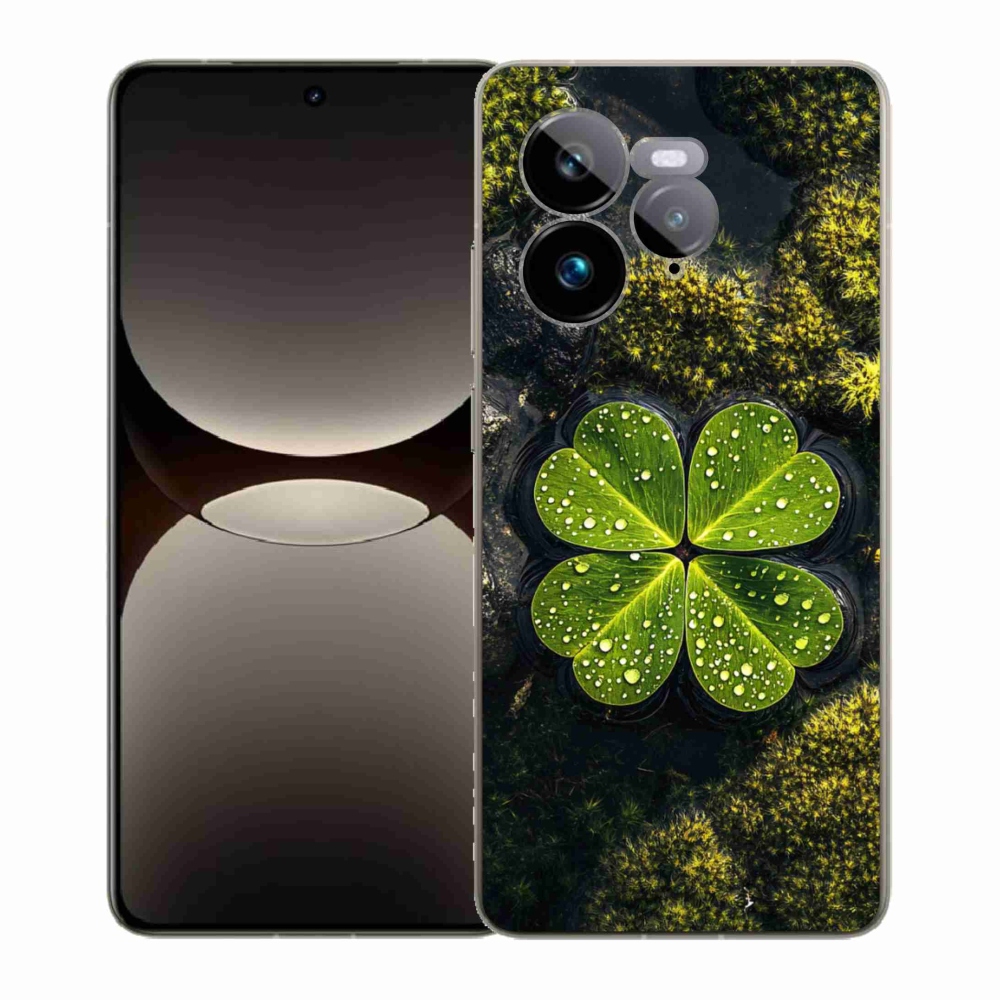 Gélový kryt mmCase na Realme GT 7 Pro 5G - štvorlístok