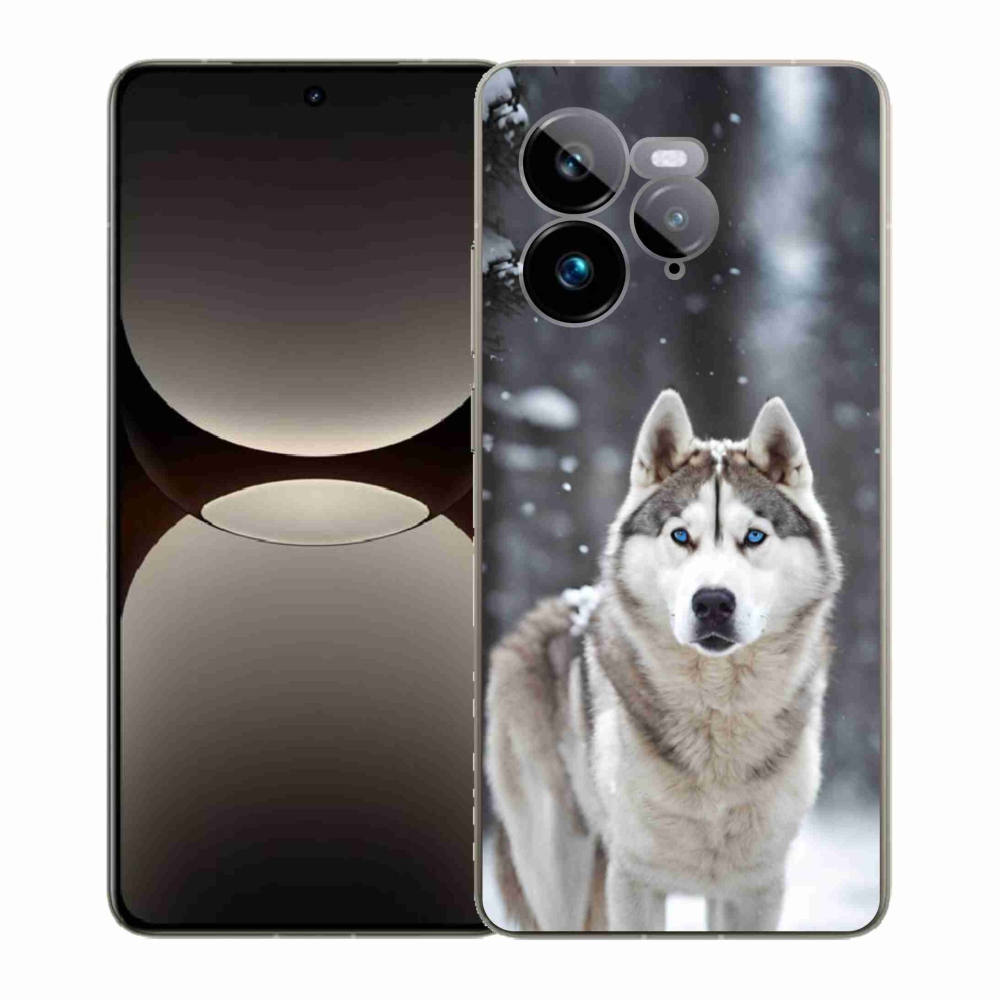 Gélový kryt mmCase na Realme GT 7 Pro 5G - husky 2
