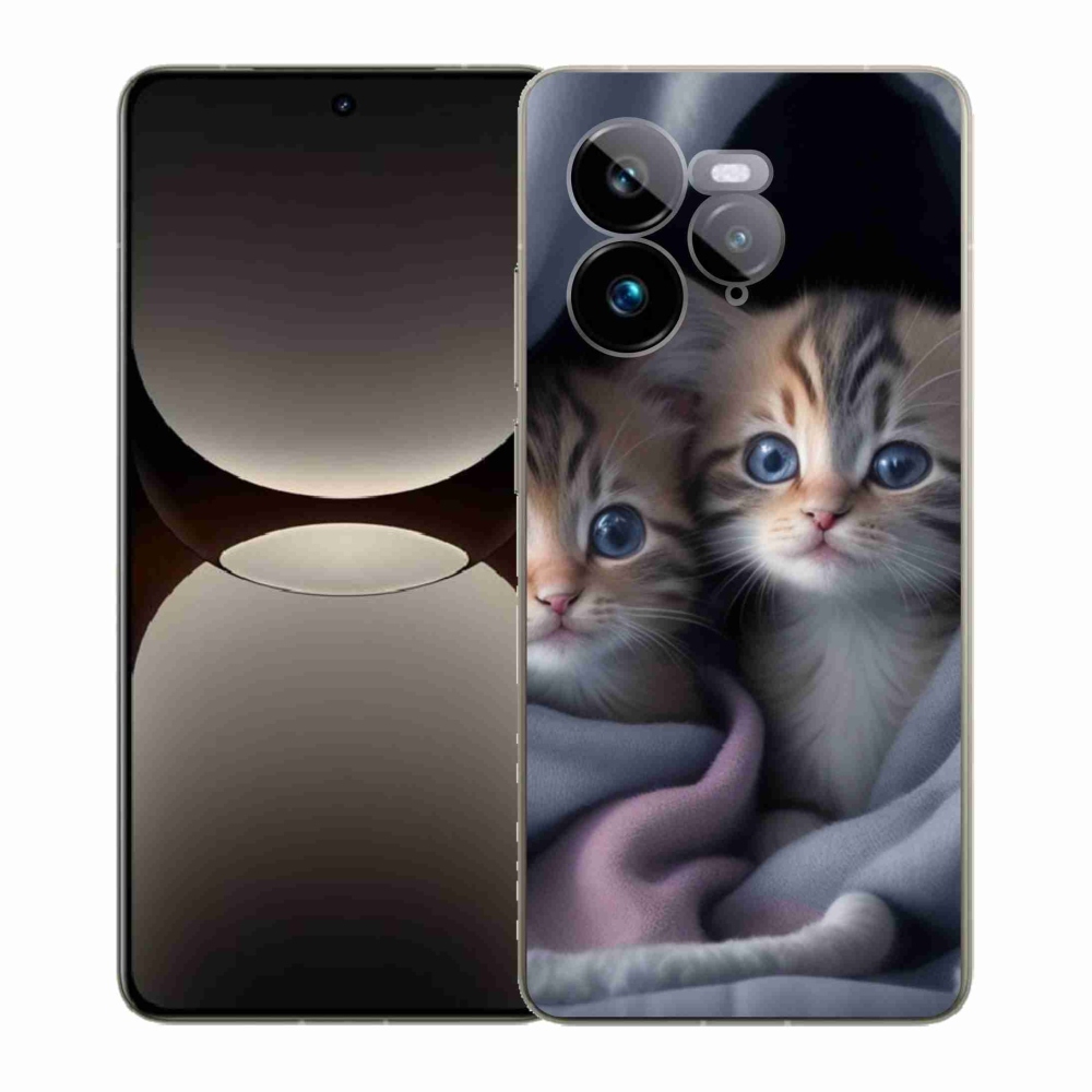 Gélový kryt mmCase na Realme GT 7 Pro 5G - mačacie duo 2