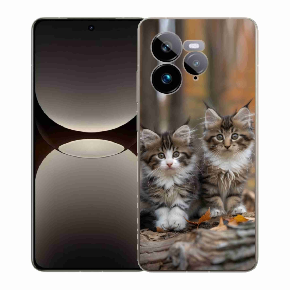 Gélový kryt mmCase na Realme GT 7 Pro 5G - mačacie duo 3