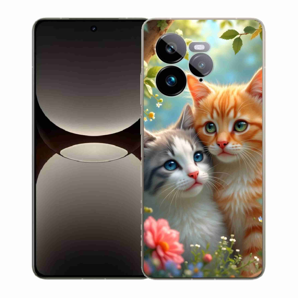 Gélový kryt mmCase na Realme GT 7 Pro 5G - mačacia láska 2