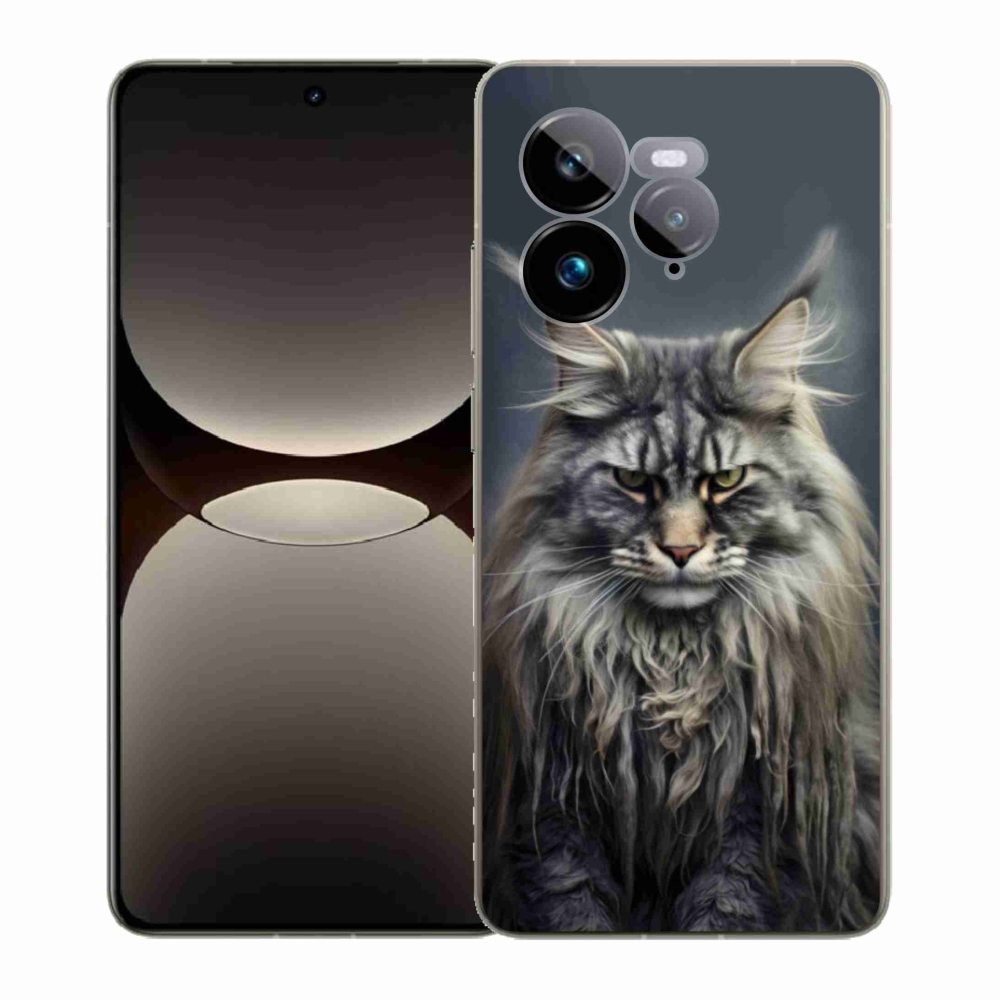 Gélový kryt mmCase na Realme GT 7 Pro 5G - mačacie pohľad 4