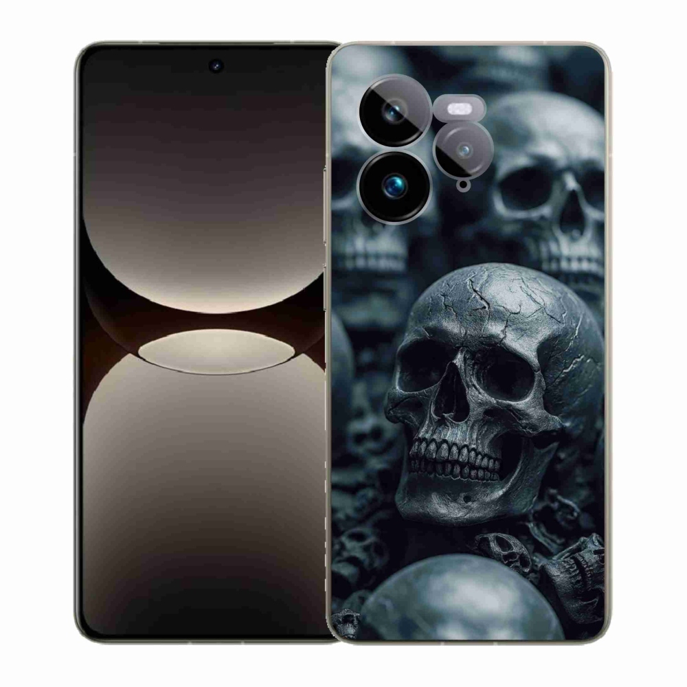 Gélový kryt mmCase na Realme GT 7 Pro 5G - lebka 2