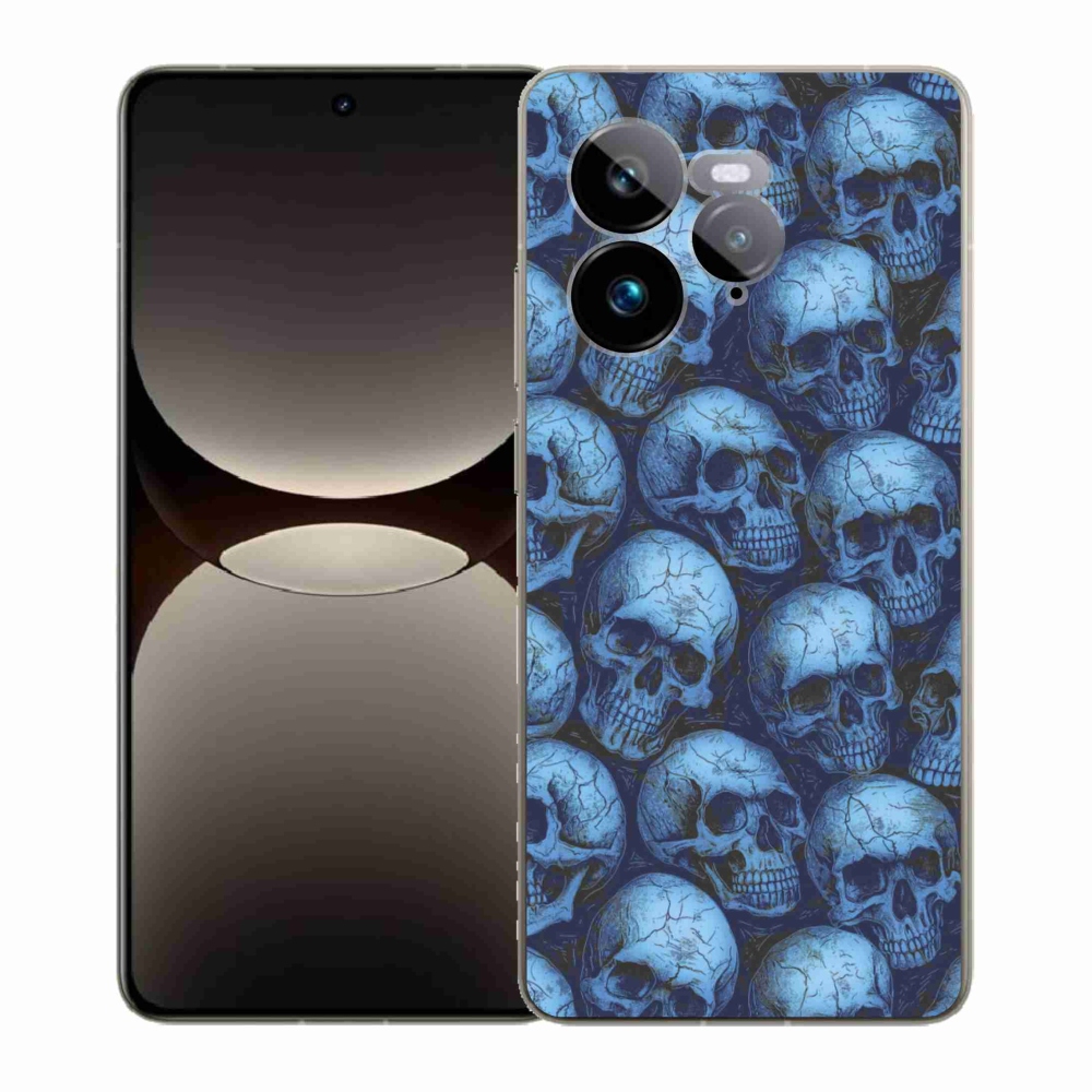 Gélový kryt mmCase na Realme GT 7 Pro 5G - lebky