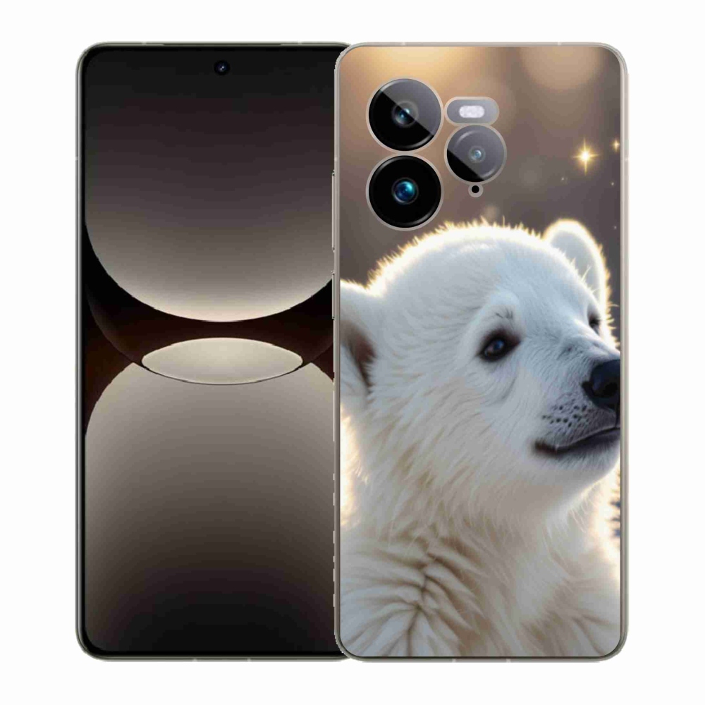 Gélový kryt mmCase na Realme GT 7 Pro 5G - ľadový medveď