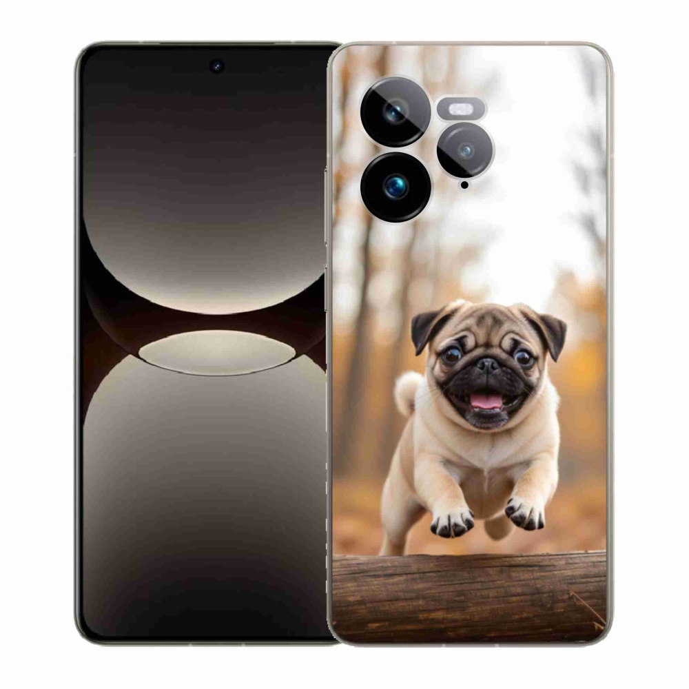 Gélový kryt mmCase na Realme GT 7 Pro 5G - mops 2