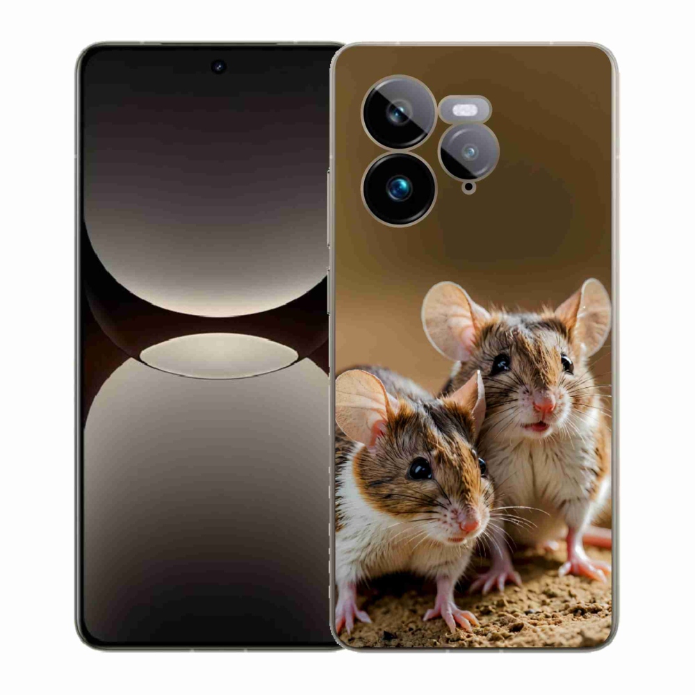 Gélový kryt mmCase na Realme GT 7 Pro 5G - myší duo