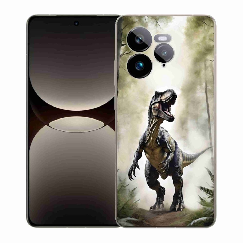 Gélový kryt mmCase na Realme GT 7 Pro 5G - naštvaný T-Rex
