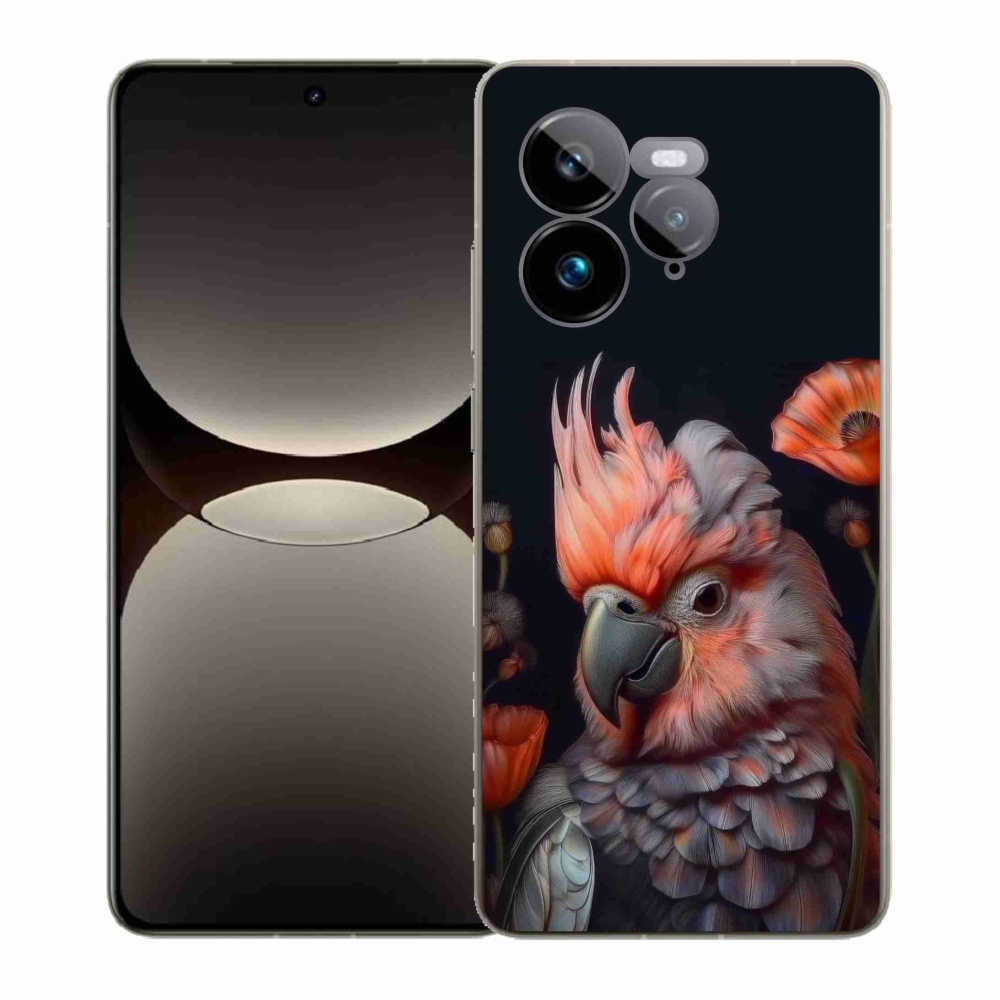 Gélový kryt mmCase na Realme GT 7 Pro 5G - papagáj kakadu vo farbách