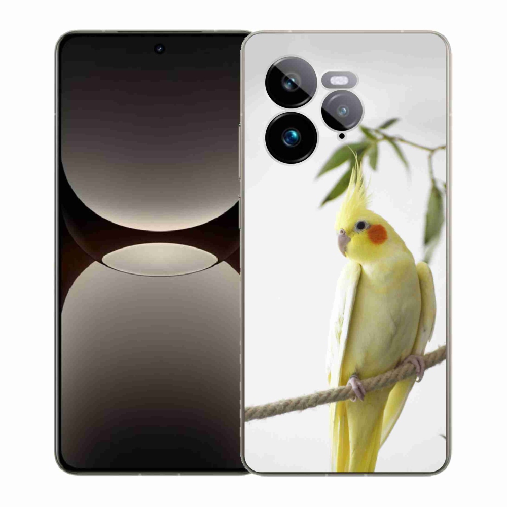 Gélový kryt mmCase na Realme GT 7 Pro 5G - papagáj korela chocholatá