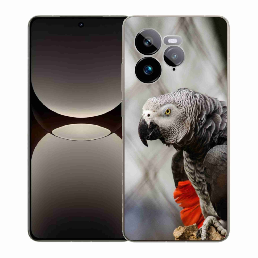 Gélový kryt mmCase na Realme GT 7 Pro 5G - papagáj žako 3