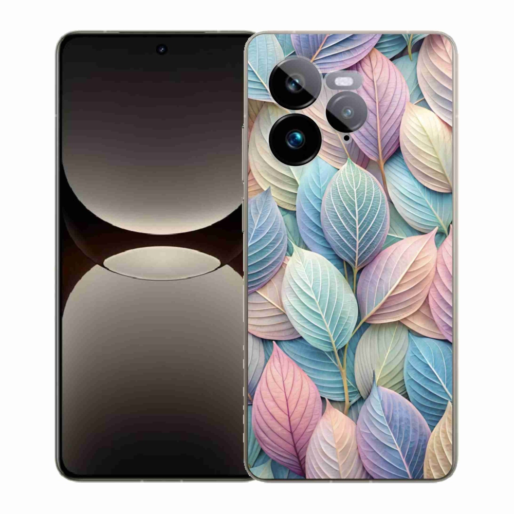 Gélový kryt mmCase na Realme GT 7 Pro 5G - pastelové listy