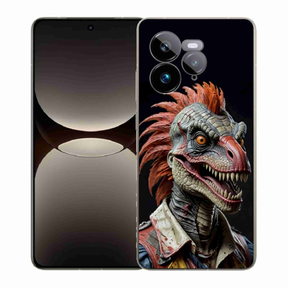 Gélový kryt mmCase na Realme GT 7 Pro 5G - punk dinosaurus