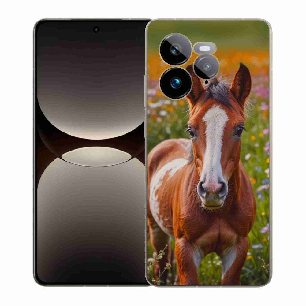 Gélový kryt mmCase na Realme GT 7 Pro 5G - roztomilé žriebä