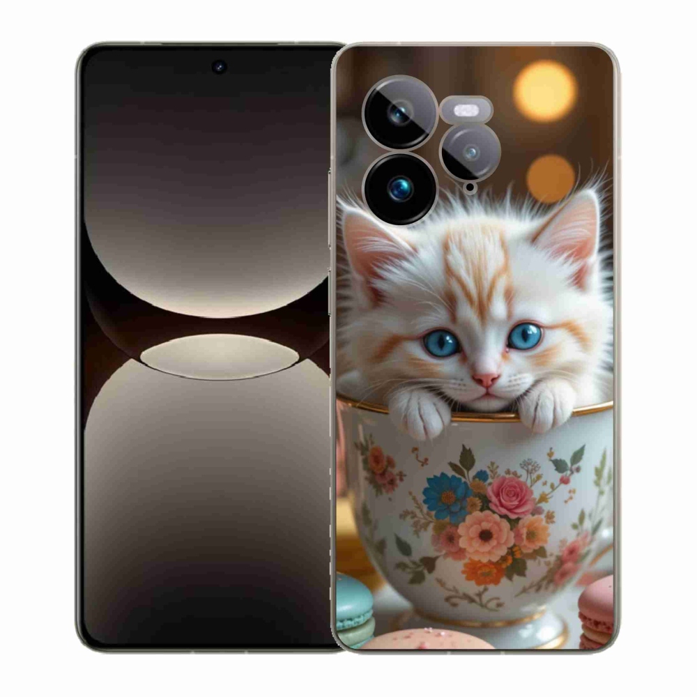Gélový kryt mmCase na Realme GT 7 Pro 5G - roztomilé mačiatko 6