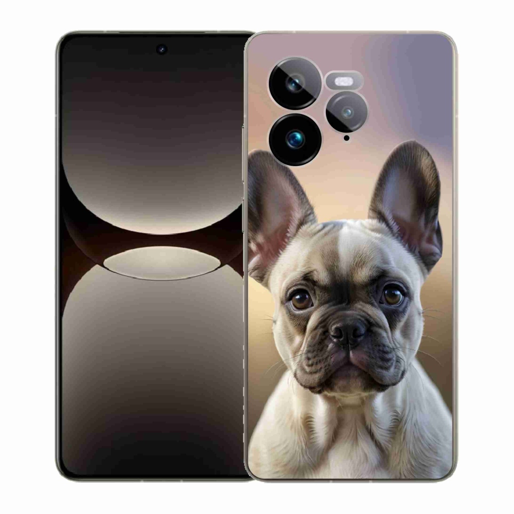 Gélový kryt mmCase na Realme GT 7 Pro 5G - roztomilý francúzsky buldoček