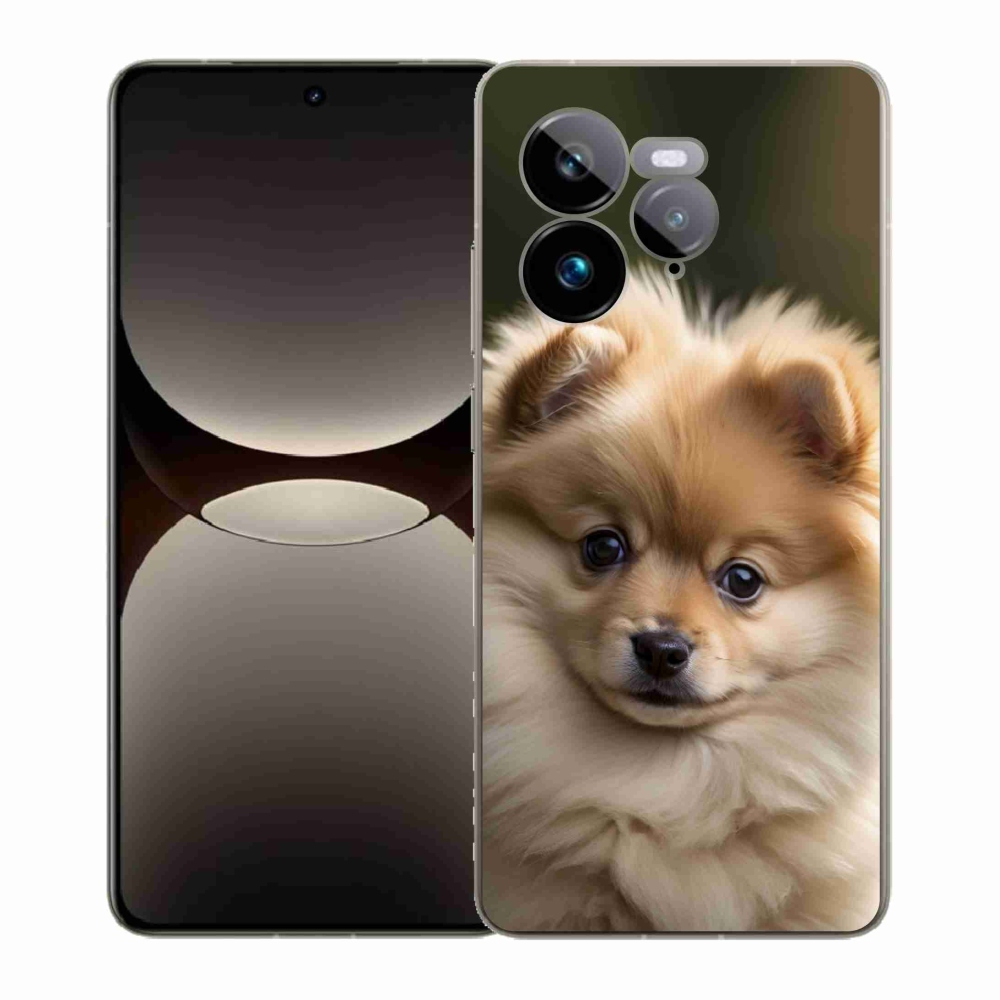 Gélový kryt mmCase na Realme GT 7 Pro 5G - roztomilý pomeranian 2