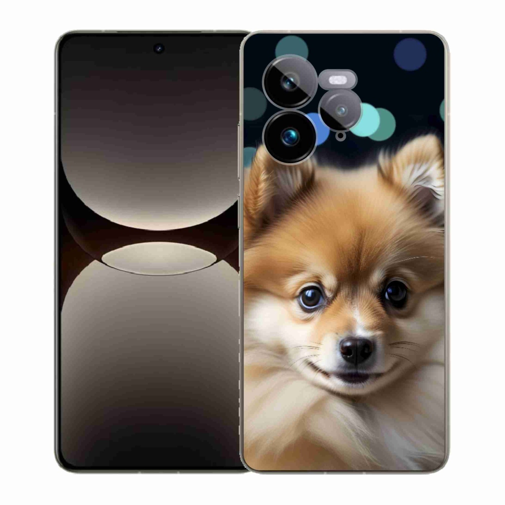 Gélový kryt mmCase na Realme GT 7 Pro 5G - roztomilý pomeranian