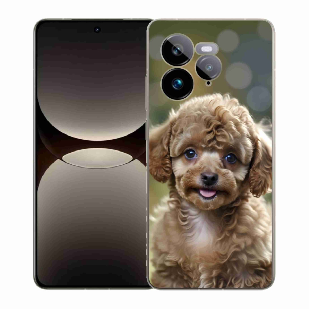 Gélový kryt mmCase na Realme GT 7 Pro 5G - roztomilý pudel