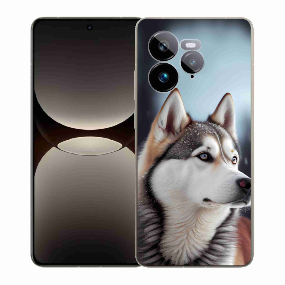 Gélový kryt mmCase na Realme GT 7 Pro 5G - sibírsky husky