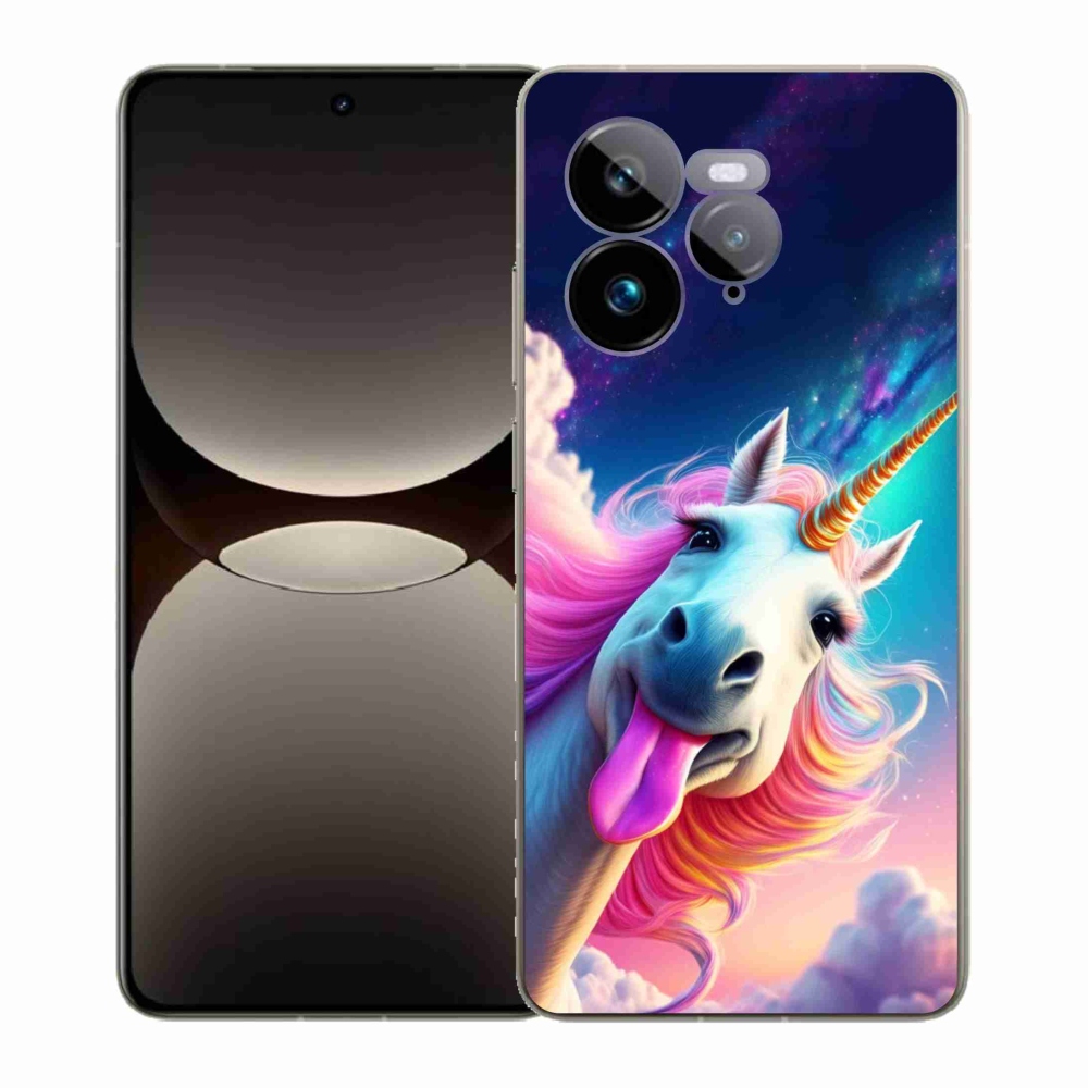 Gélový kryt mmCase na Realme GT 7 Pro 5G - šialený jednorožec