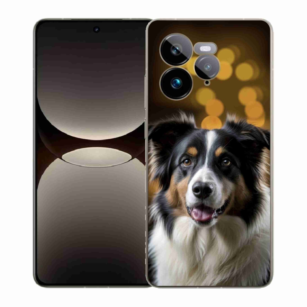 Gélový kryt mmCase na Realme GT 7 Pro 5G - usmievavý austrálsky ovčiak